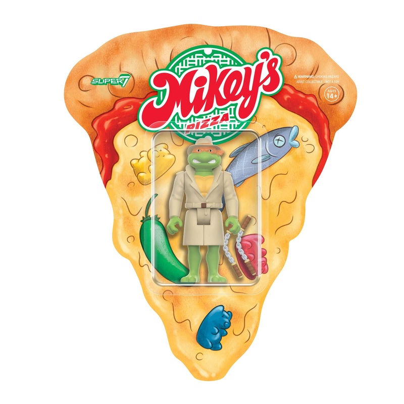 Teenage Mutant Ninja Turtles ReAction Figures Wave 10 – Undercover Michelangelo (Weird Pizza To Go)