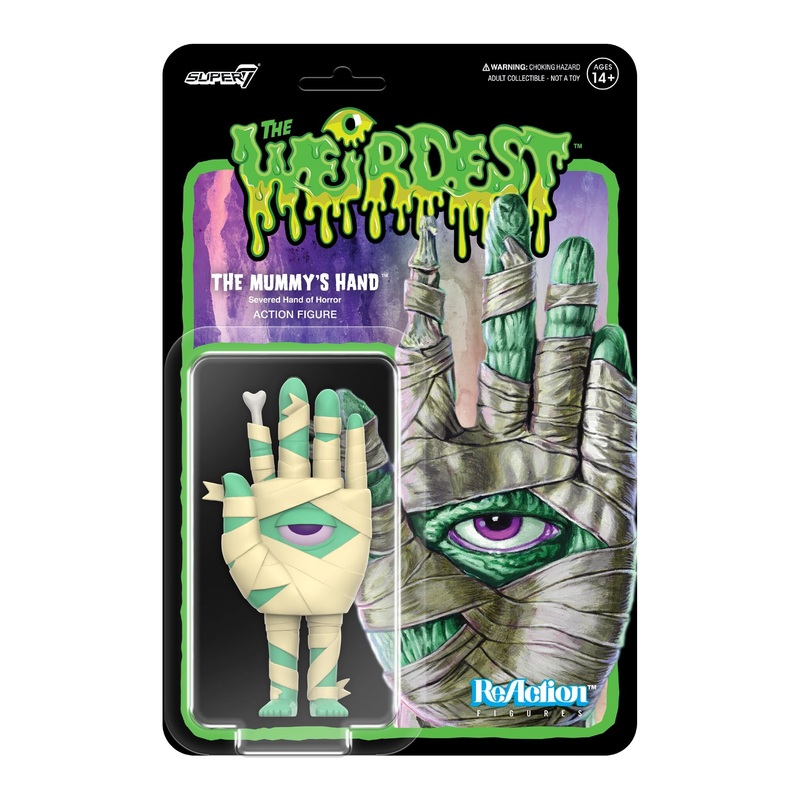 The Weirdest ReAction Figures Wave 04 – Mummy’s Hand (Putrid Pals)