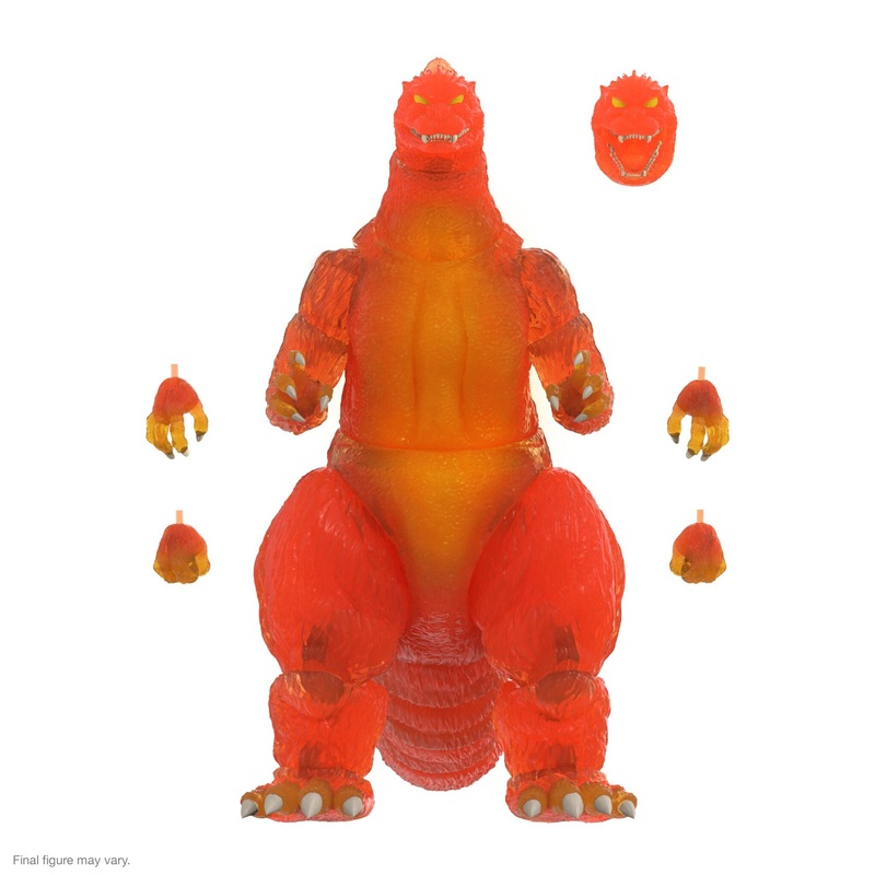 Toho ULTIMATES! – Blazing Godzilla (1200 Clear Orange)