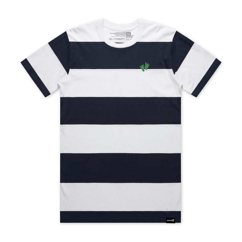 Universal Monsters T-Shirt – Creature From The Black Lagoon Feet Striped