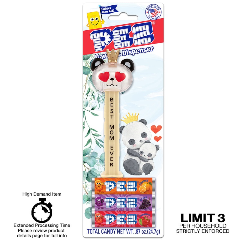Crystal Panda Bear – Best Mom Ever (PEZ.com exclusive) Limit 3 per household strictly enforced