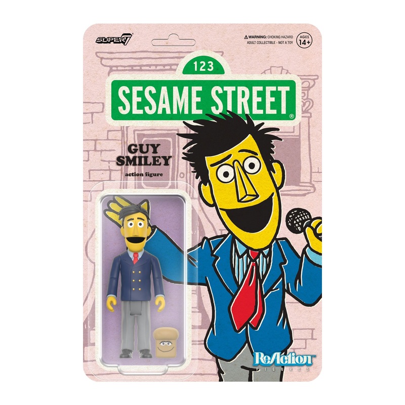 Sesame Street ReAction Figures Wave 02 – Guy Smiley (w/ Bread)