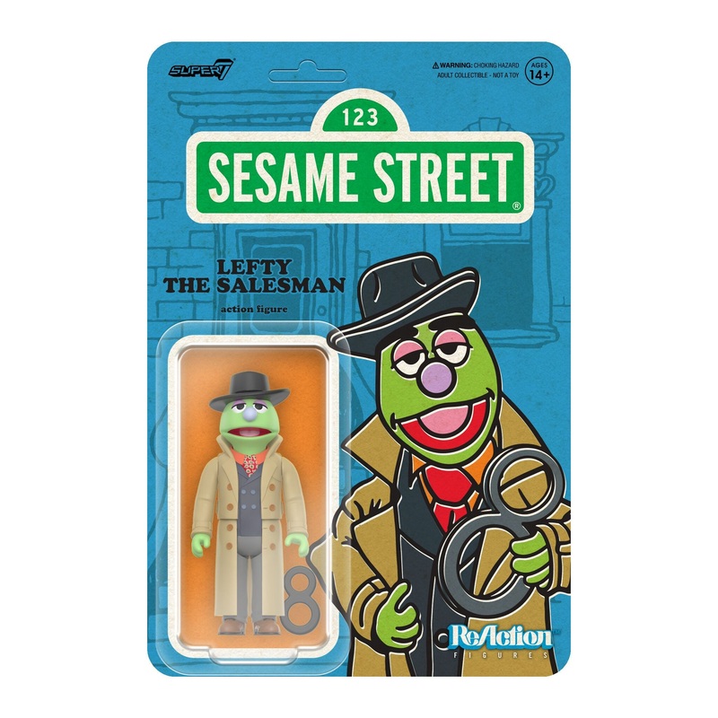 Sesame Street ReAction Figures Wave 02 – Lefty the Salesman