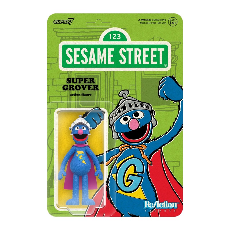 Sesame Street ReAction Figures Wave 03 – Super Grover