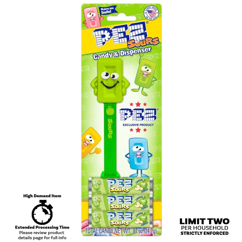 Sour Green Apple Mascot (LIMIT 2 per household – strictly enforced)