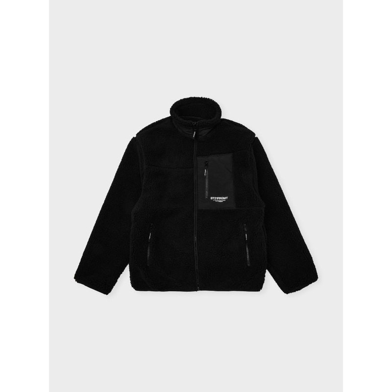BT21 X FRAGMENT Sherpa Fleece Jacket