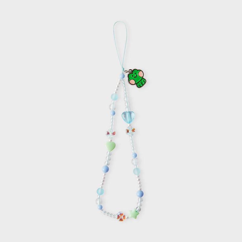 LINE FRIENDS lenini minini Beads Strap Keyring