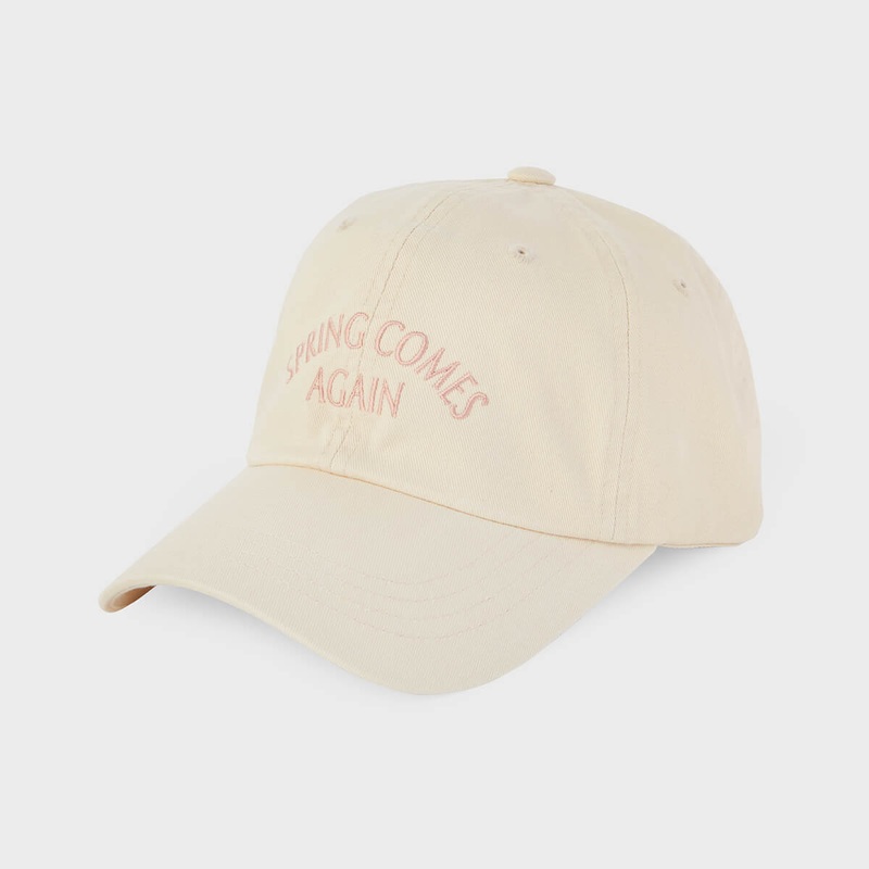 BT21 SPRING DAYS Cap Light Beige