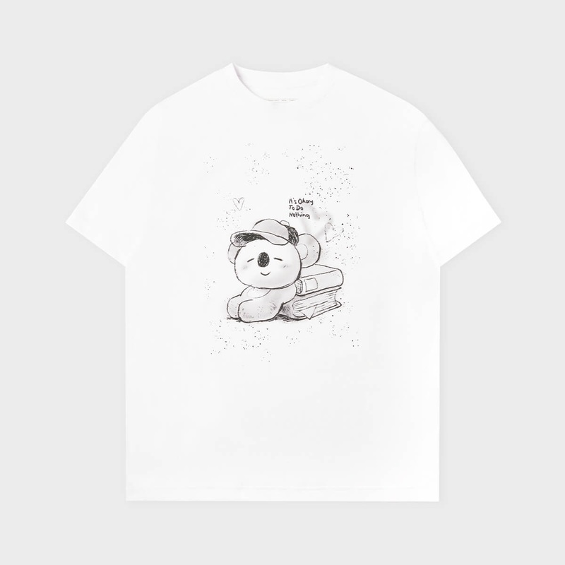 BT21 KOYA Basic Street T-Shirt White