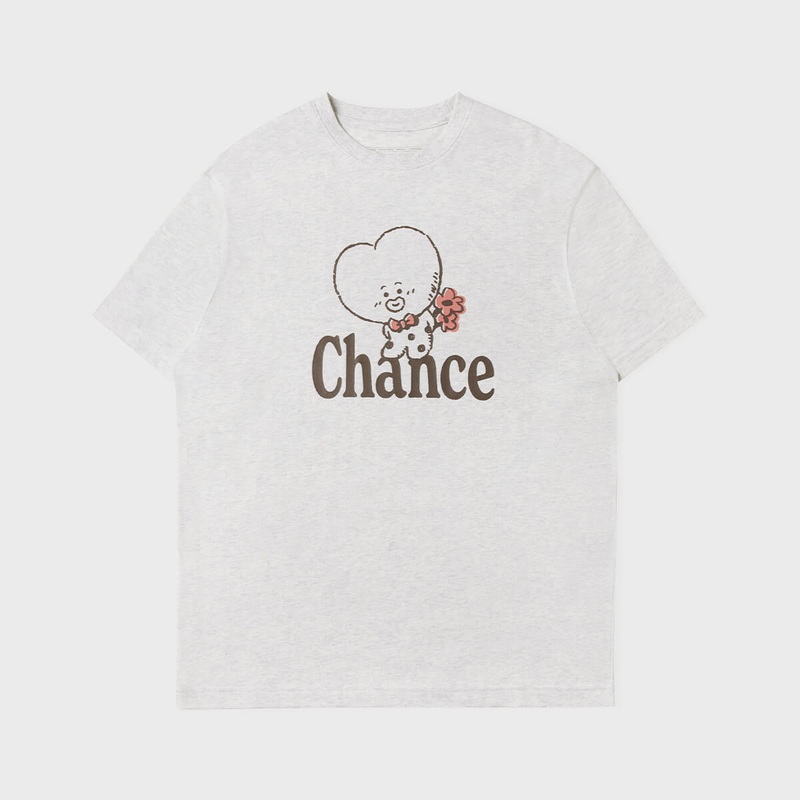 BT21 TATA Basic T-Shirt Oatmeal