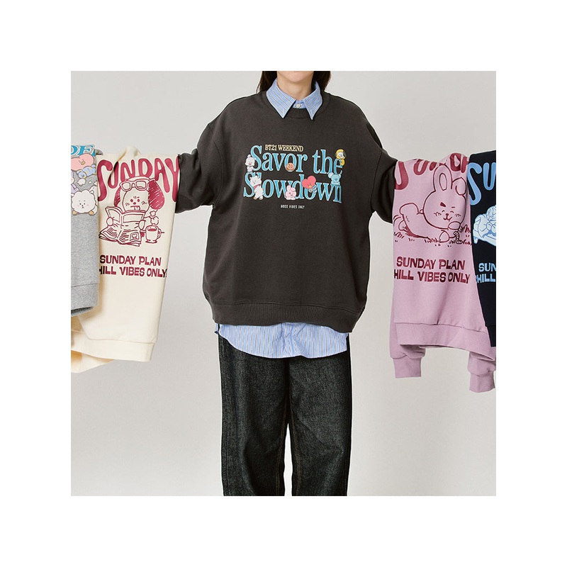 BT21 Basic Group Sweat Shirts