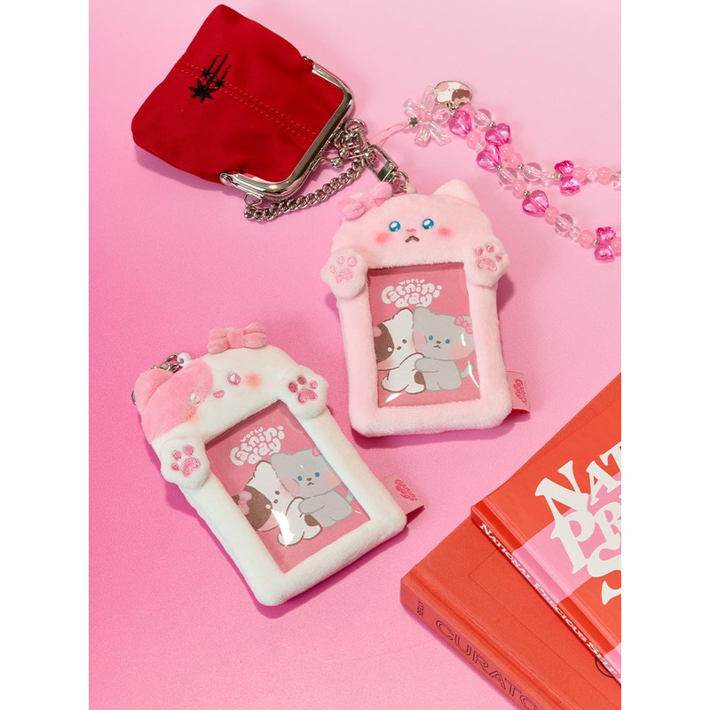 LINE FREIDNS minini catnini Photo Holder Keyring