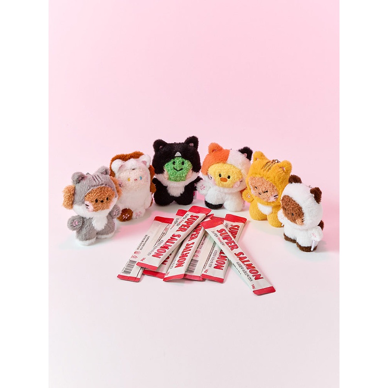 LINE FRIENDS mini minini catnini Plush Keyring