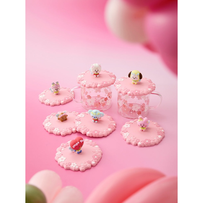 BT21 Baby Spring Fairy Glass and Lid Set