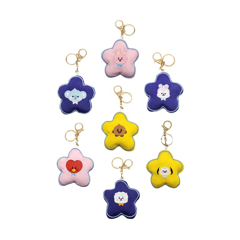 BT21 Flower Keyring
