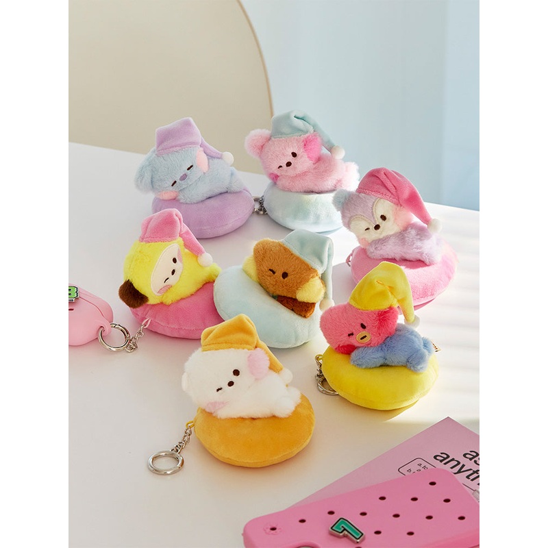 BT21 mini minini Chill Break Plush Keyring