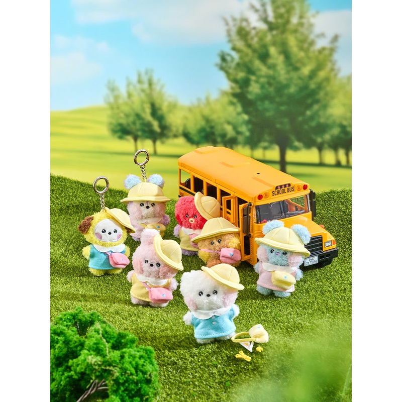 BT21 mini minini Picnic Plush Keyring