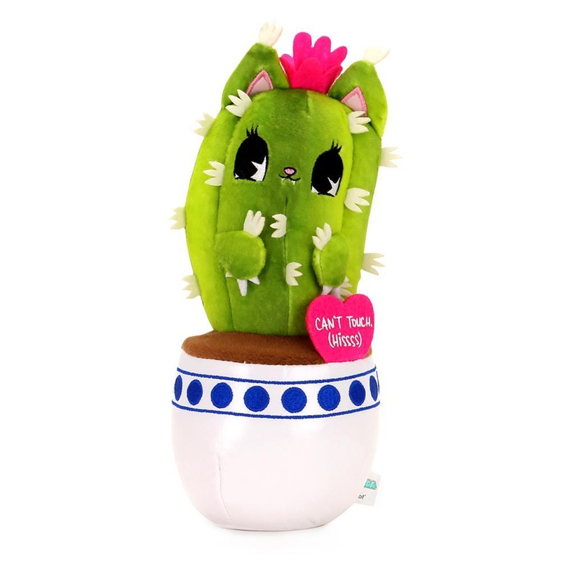 Can’t Touch Hiss 8 Cat Cactus Plush by Linda Panda