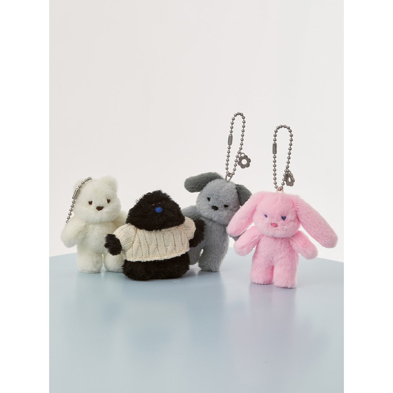 COLLER Furry mini Sticon Plush Keyring