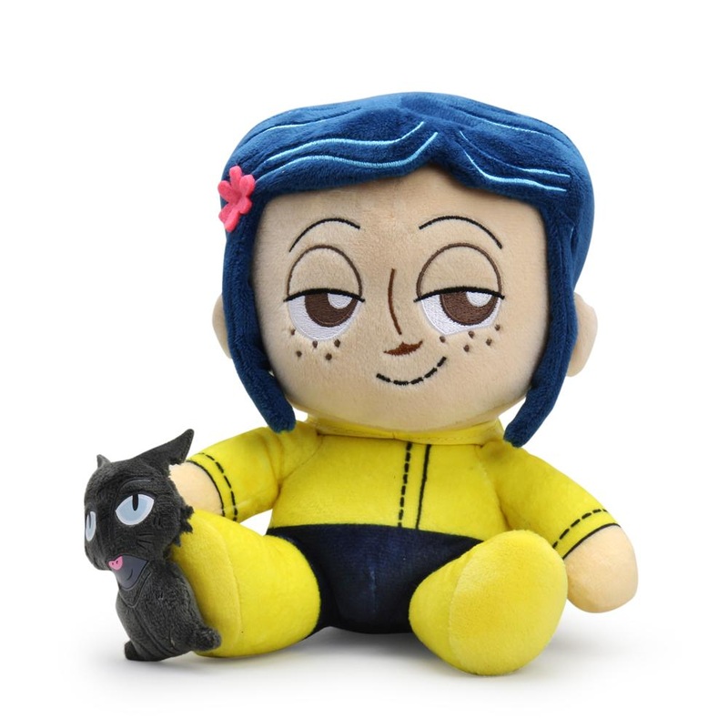 Coraline and the Cat Plush Phunny by