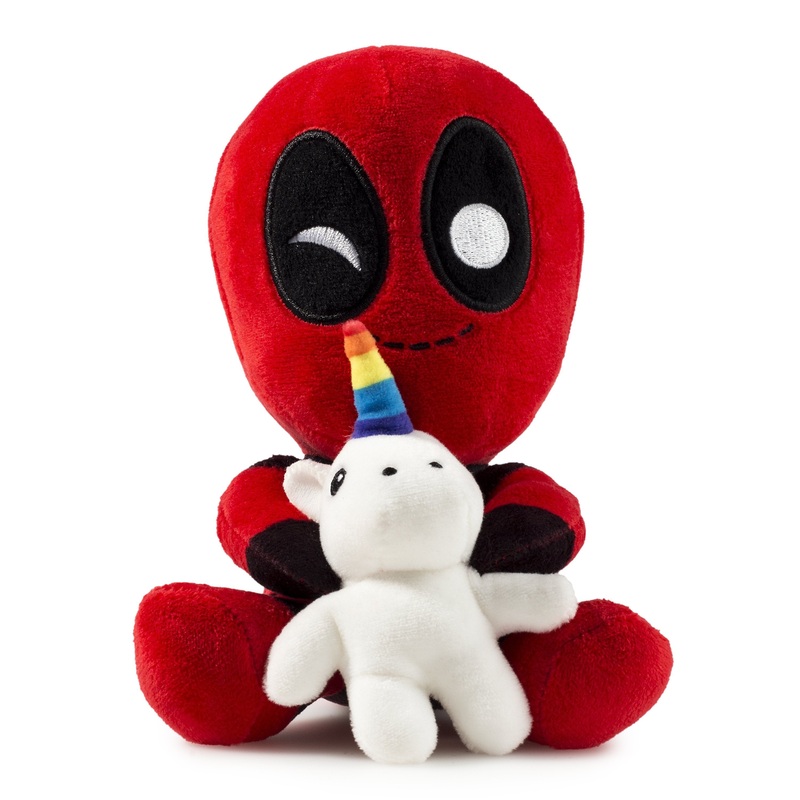 Marvel Deadpool Riding a Unicorn Plush by