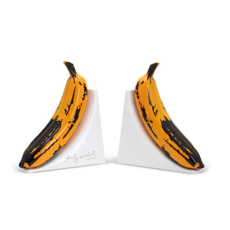 x Andy Warhol Resin Banana Bookends – Yellow Edition
