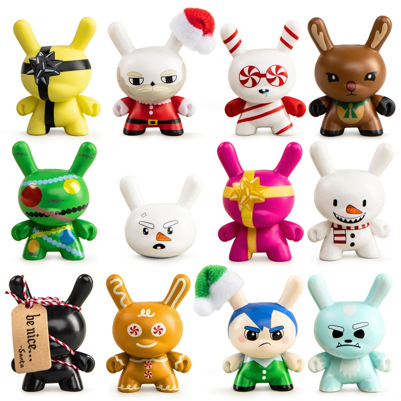 12 Dunny Days of Christmas Vinyl Dunny Set