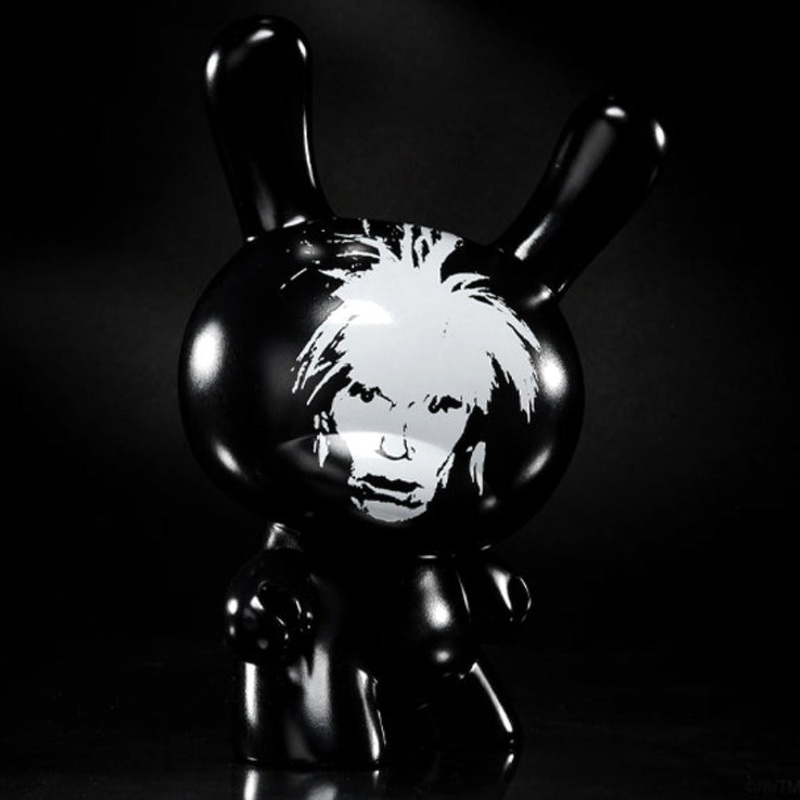 Andy Warhol Fright Wig Self-Portrait 8 Masterpiece Dunny – Monochrome Edition