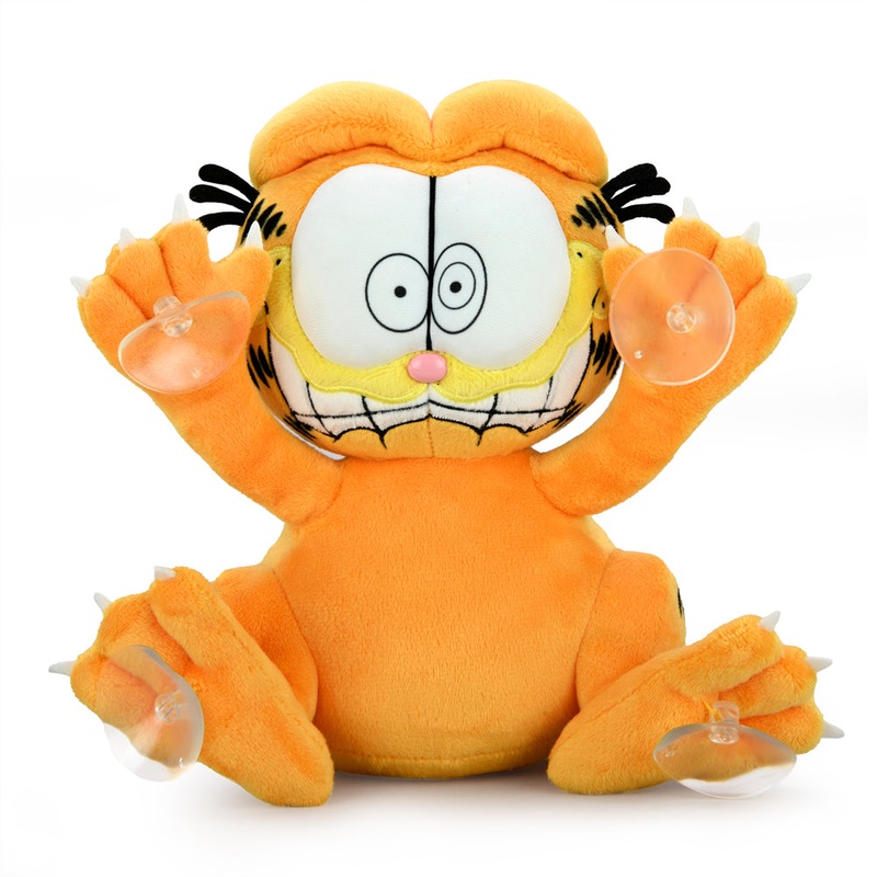 Garfield 8 Plush Suction Cup Window Clinger by  – Scared Edition