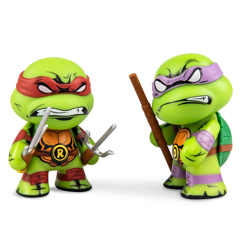 Teenage Mutant Ninja Turtles Raphael & Donatello 3 Vinyl Figure 2-pack