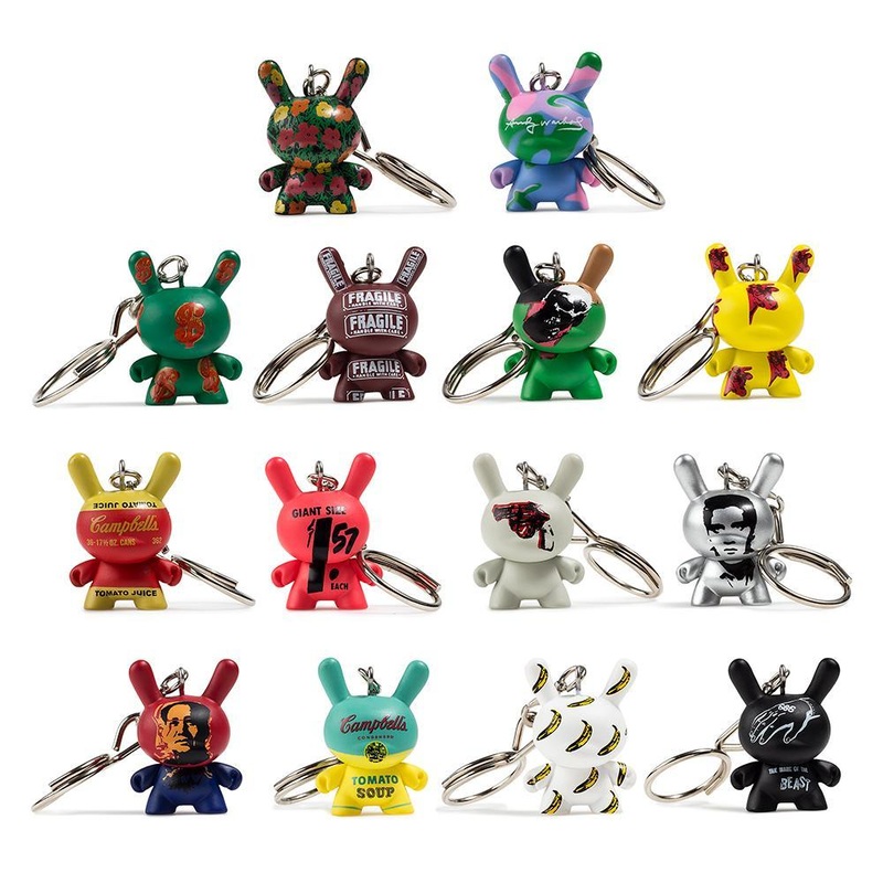 x Andy Warhol Dunny Art Figure Keychain Series