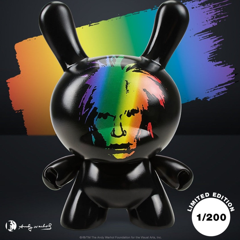 Andy Warhol Fright Wig Self-Portrait 8 Masterpiece Dunny Vinyl Figure – Pride Edition