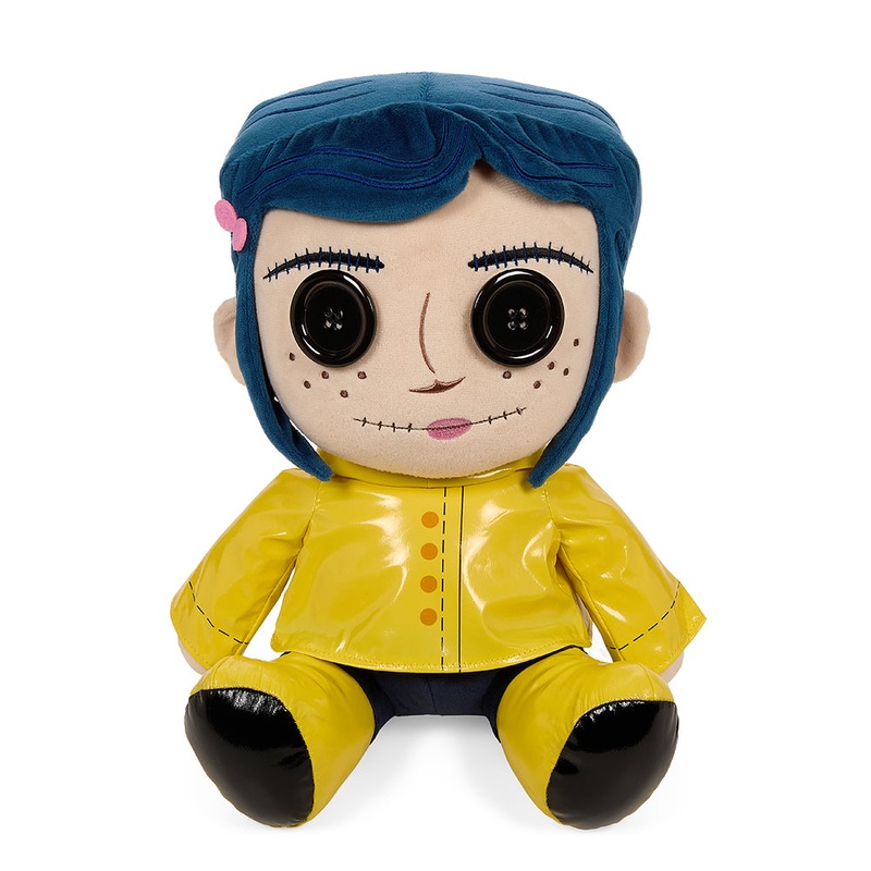 Coraline with Button Eyes 13 Medium Plush