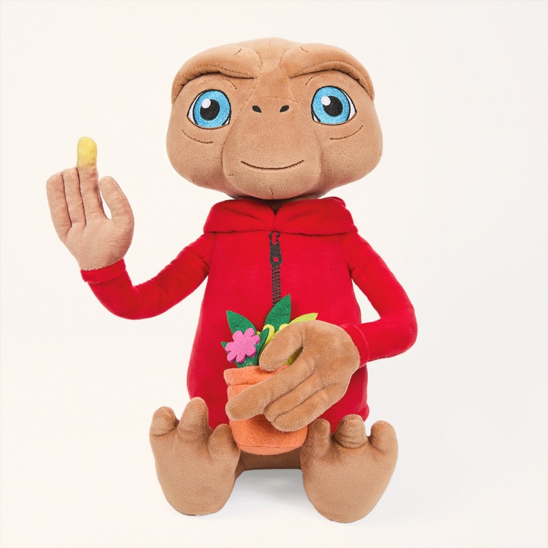 E.T. the Extra-Terrestrial Hooded 13 Interactive Plush with Light-Up Finger