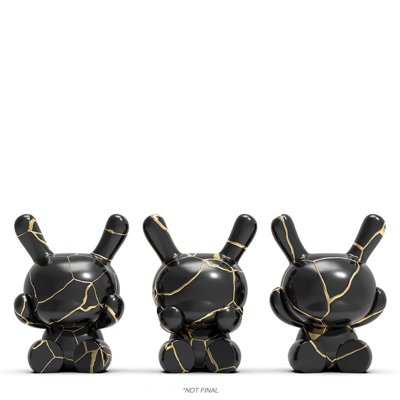 Three Wise Dunnys 5 Porcelain 3-Pack (Black and Gold) Limited Edition of 500 – .com Exclusive – SOLD OUT!