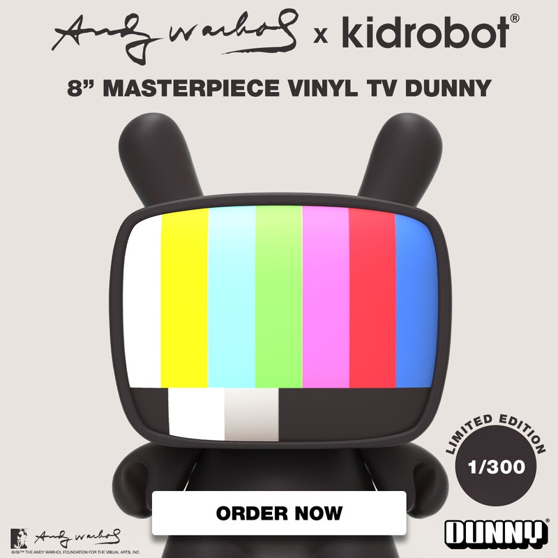 Andy Warhol 8 Masterpiece T.V. Dunny Vinyl Art Figure – Limited Edition of 300 – SOLD OUT!