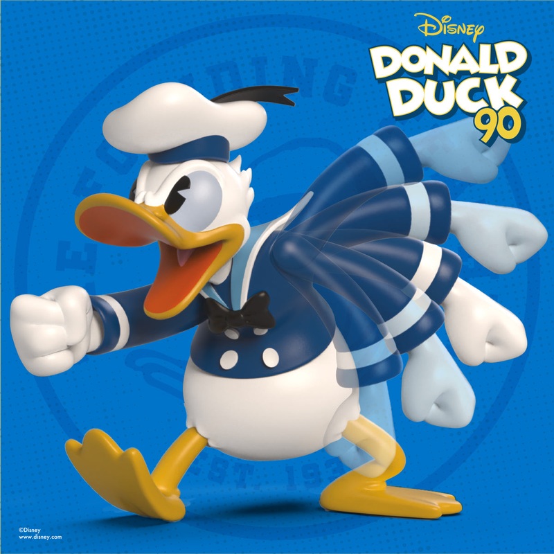 Disney Donald Duck 90th Year Celebration Resin Art Figure