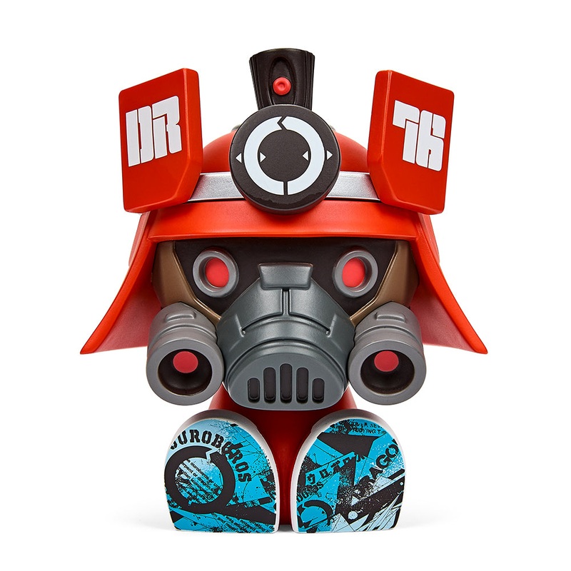 Dragon76 DR76 Red Canbot 5.5 Vinyl Art Figure with Signed Print  Limited Edition of 100 (.com Exclusive)
