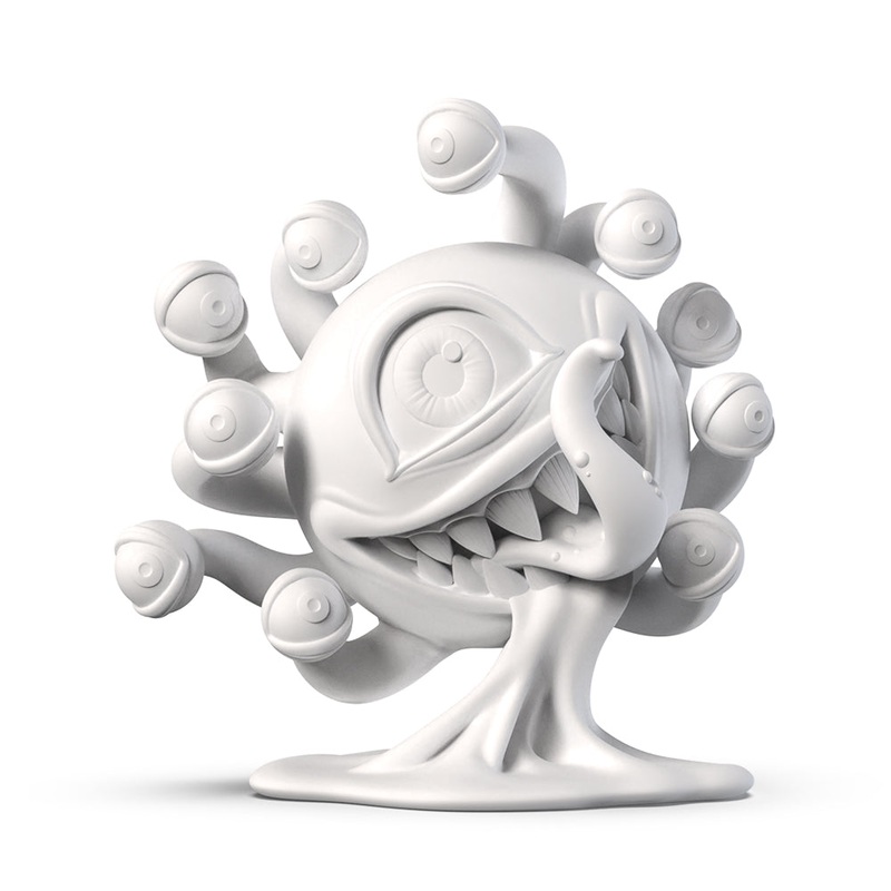 Dungeons & Dragons: Beholder 7 Resin Blank Art Figure by