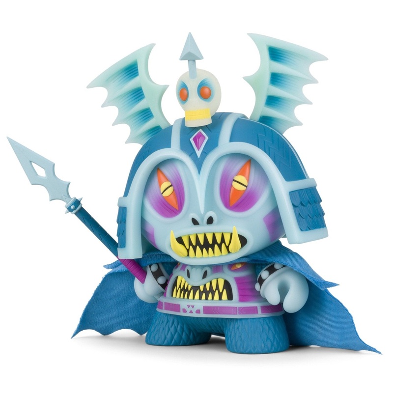 Harbinger 8 Dunny Art Figure by Martin Ontiveros – GID Blue Edition