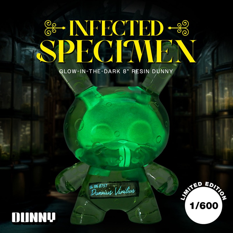Infected Specimen Dunny 8 Glow-in-the-Dark Resin Art Figure (Limited Edition of 600)