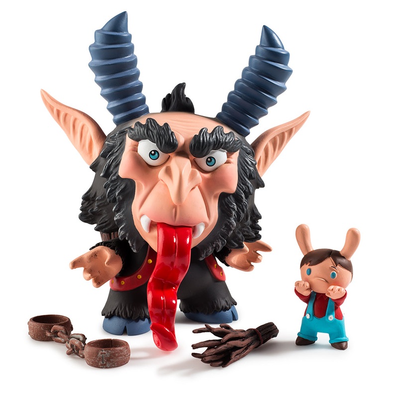KRAMPUS Dunny 5 Art Figure by Scott Tolleson