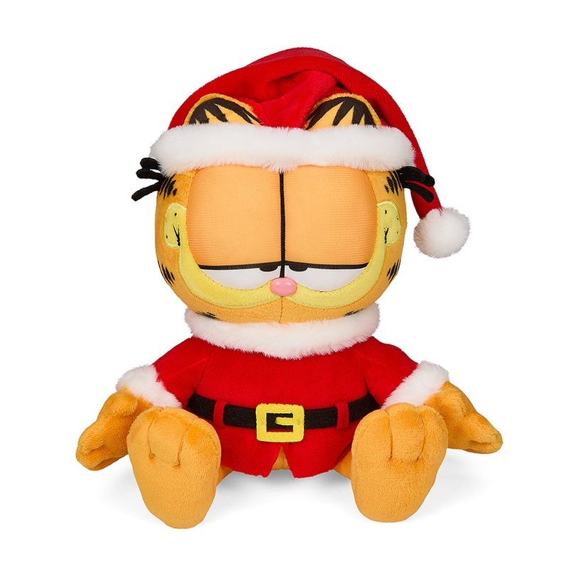 Santa Garfield Phunny Plush