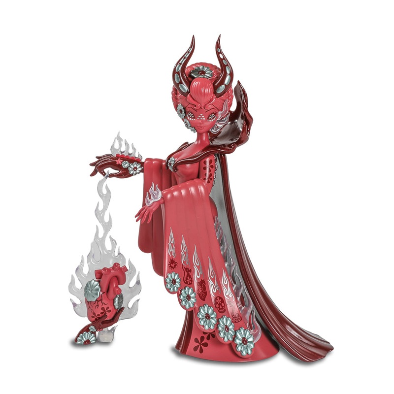 Witch Queen 8 Vinyl Art Figure by Junko Mizuno – Blood Red Edition (Limited Edition of 300)