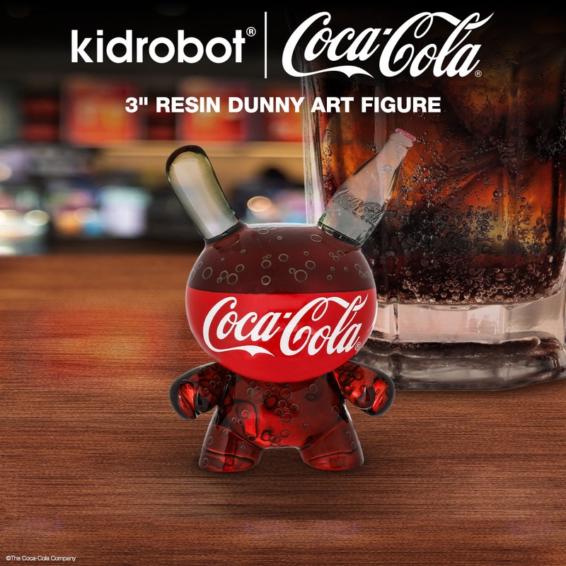 x Coca-Cola 3 Resin Dunny Art Figure
