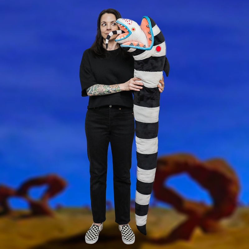 Beetlejuice Beetlejuice – Sandworm 5-Foot Plush