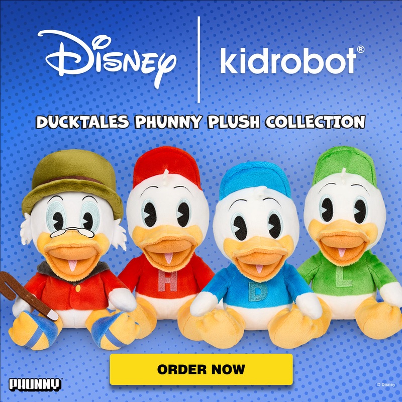 Disney’s DuckTales Phunny Plush 4-Pack Bundle (Scrooge McDuck, Huey, Dewey, Louie)
