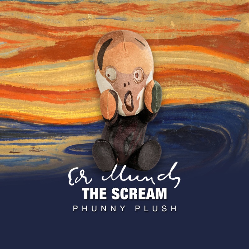 Edvard Munch  The Scream Phunny Plush