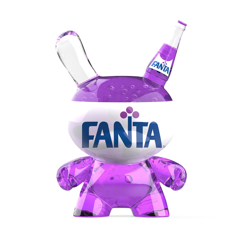 & Fanta 3 Fanta Grape Resin Dunny Art Figure (PRE-ORDER)