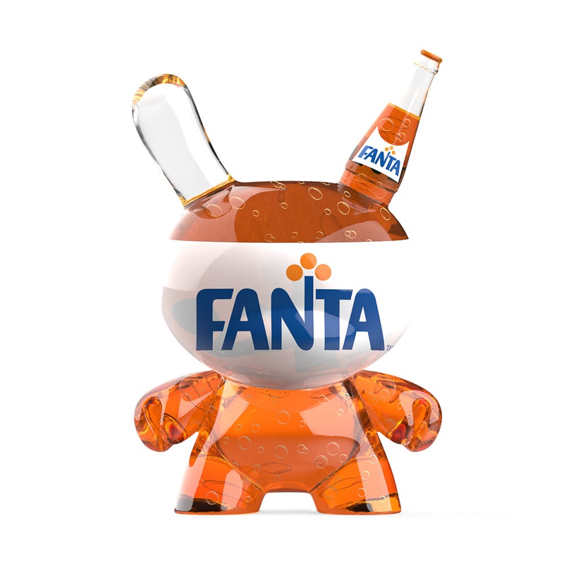 & Fanta 3 Fanta Orange Resin Dunny Art Figure (PRE-ORDER)